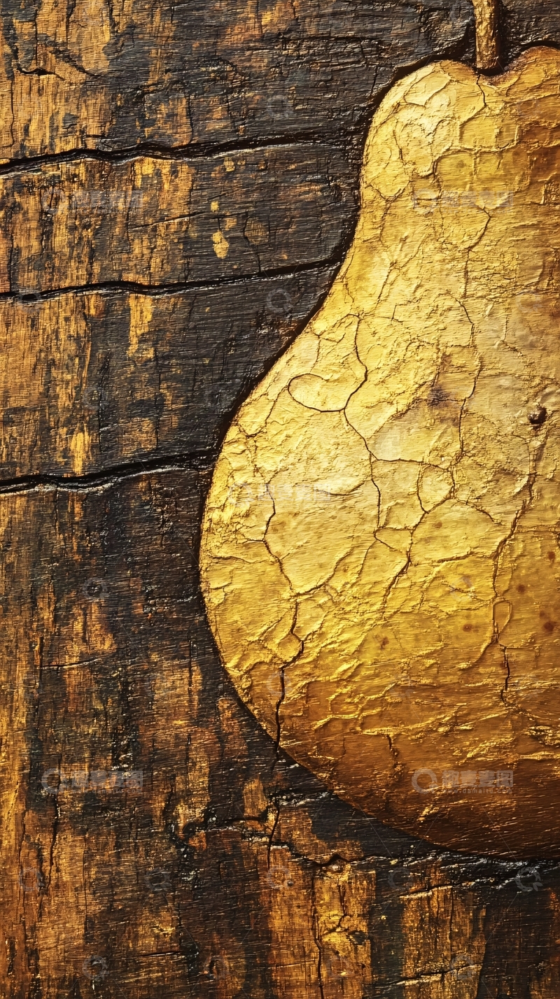 高清大图下载【趣麦麦图】银杏树横截面纹理