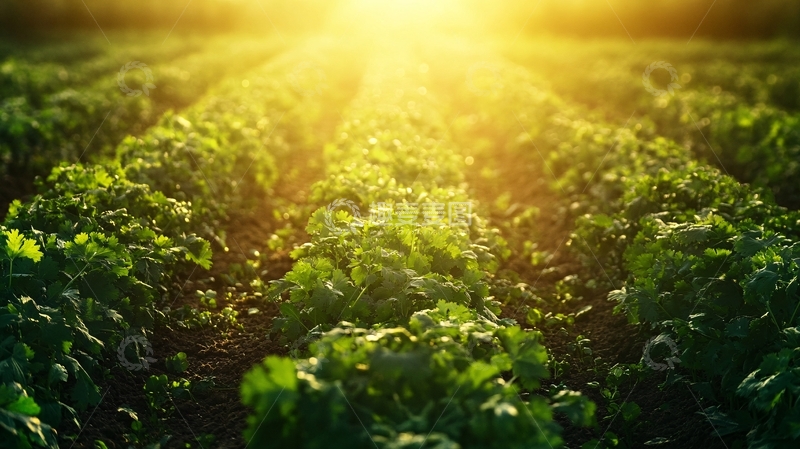 高清大图下载【趣麦麦图】清晨菜地7
