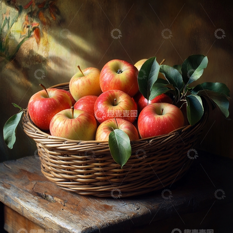 高清大图下载【趣麦麦图】苹果静物素材