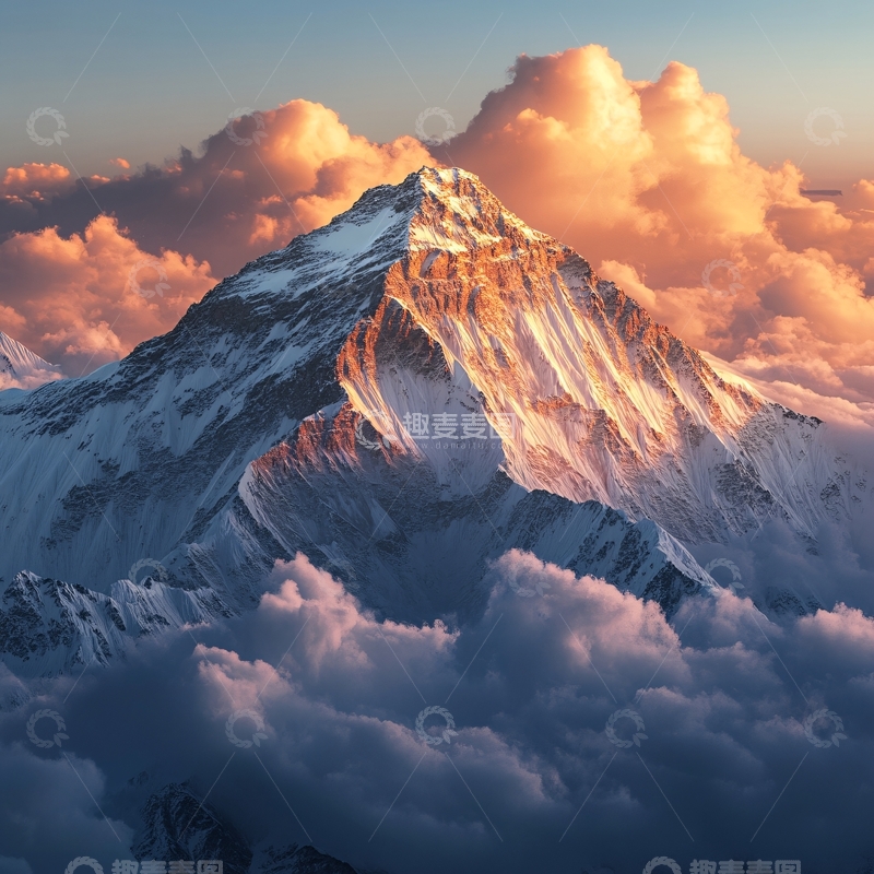 高清大图下载【趣麦麦图】云海山脉