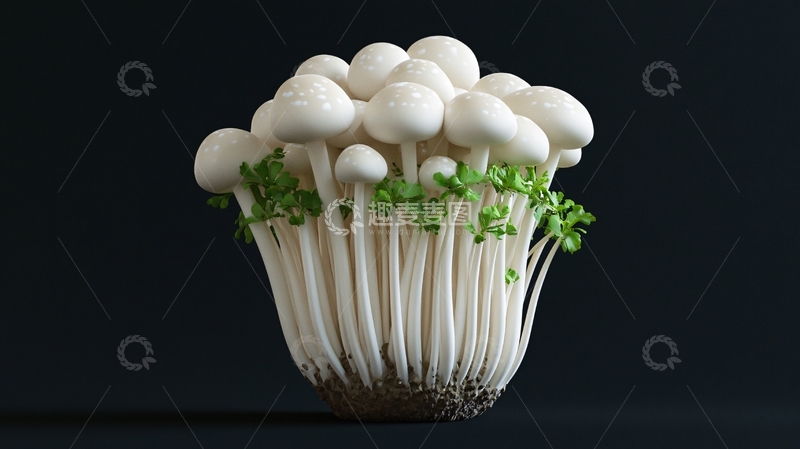高清大图下载【趣麦麦图】高清蟹味菇4