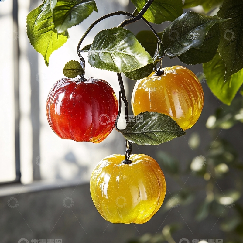 高清大图下载【趣麦麦图】吊柿主图