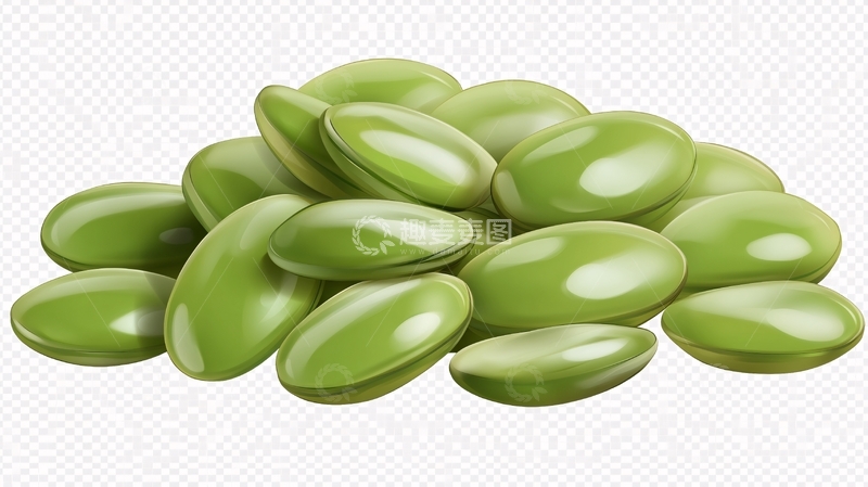 高清大图下载【趣麦麦图】绘手绘绿豆