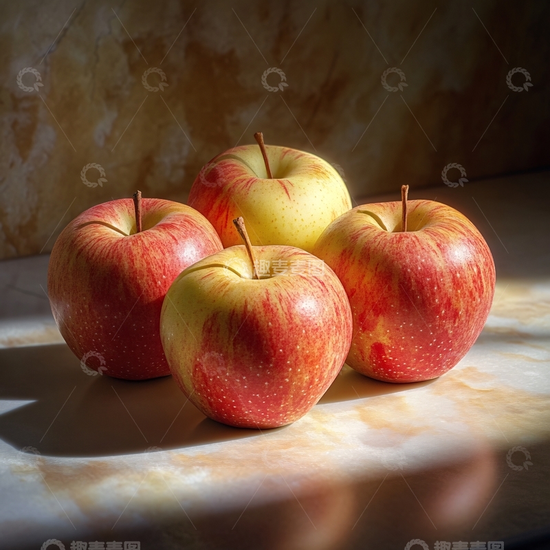 高清大图下载【趣麦麦图】光影苹果1
