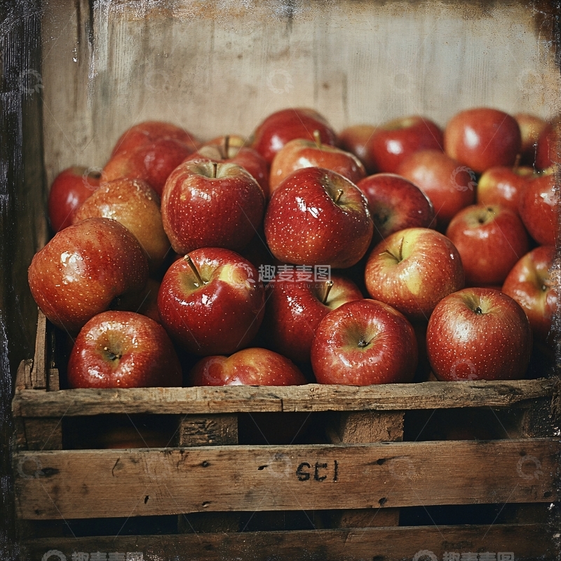 高清大图下载【趣麦麦图】框里的苹果1