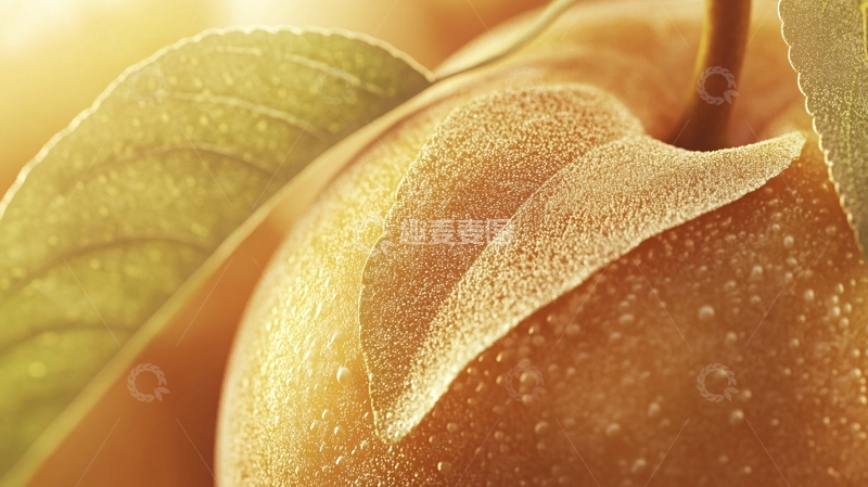 高清大图下载【趣麦麦图】静物梨树叶叶纹图