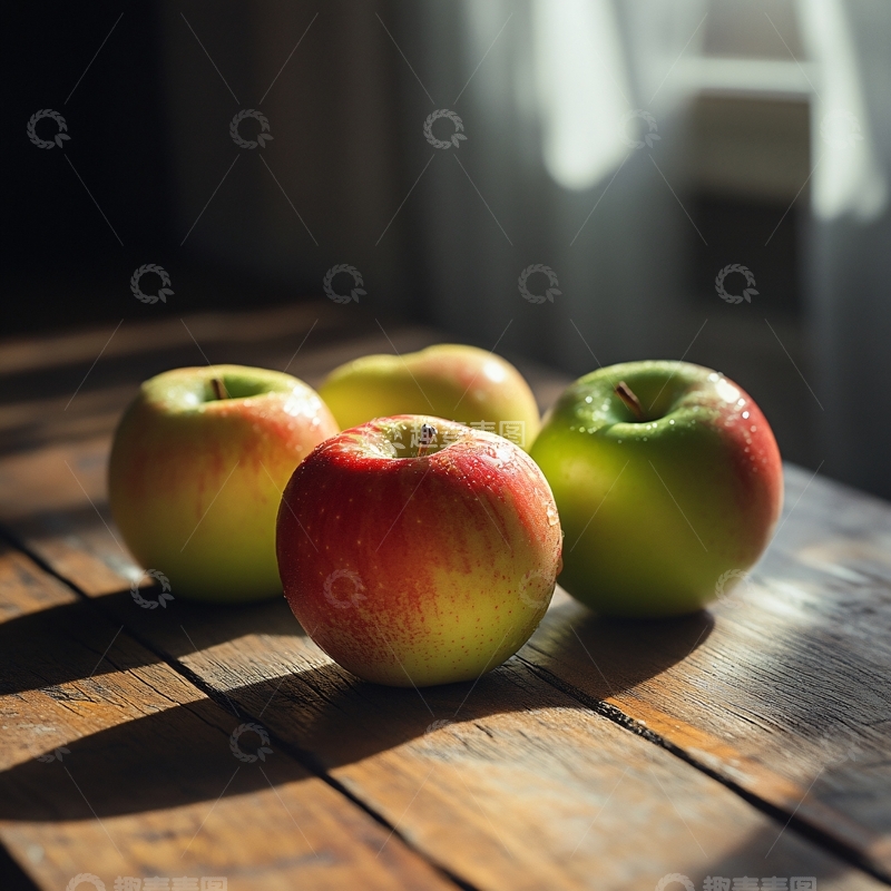 高清大图下载【趣麦麦图】光影苹果19