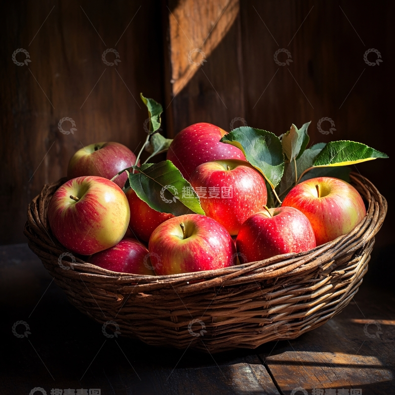 高清大图下载【趣麦麦图】苹果静物素材4