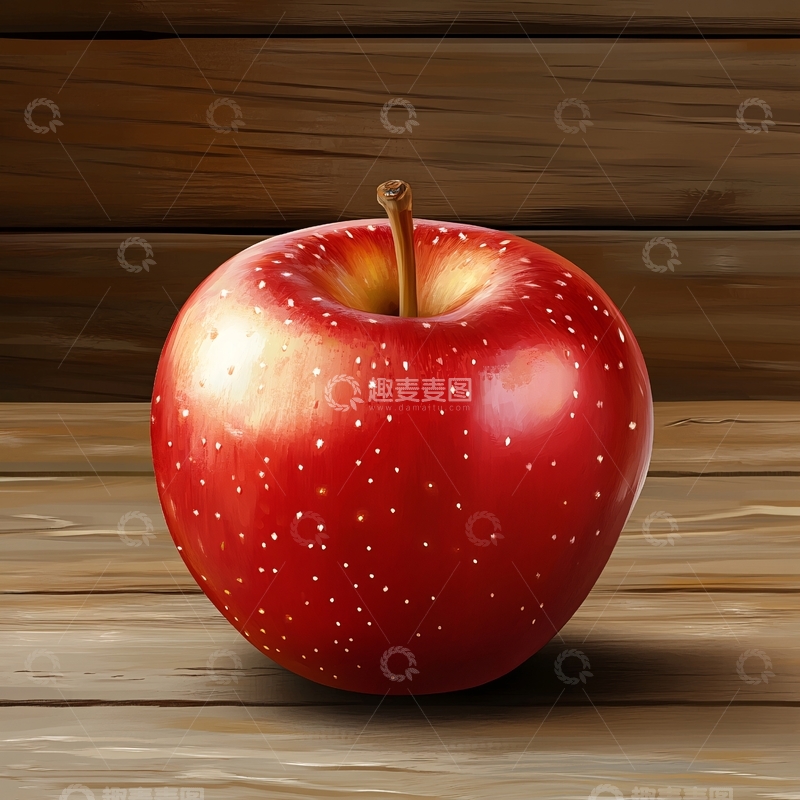 高清大图下载【趣麦麦图】写实苹果1