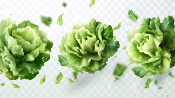 生菜叶透明背景