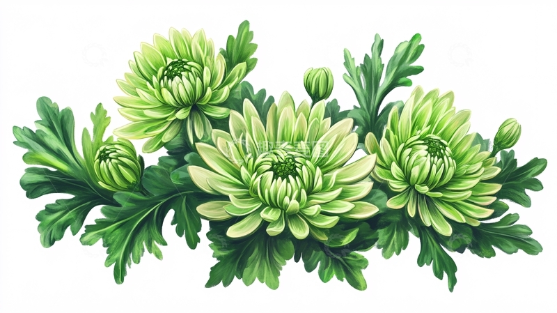 高清大图下载【趣麦麦图】立体菊花