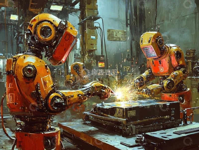 高清大图下载【趣麦麦图】焊接自动化1