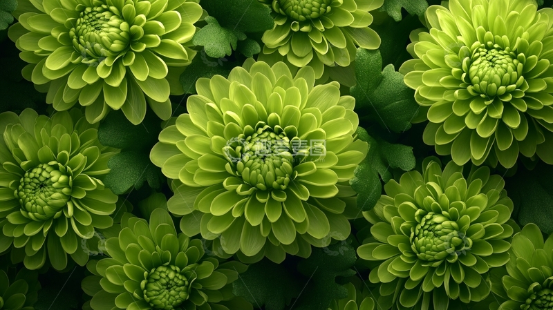 高清大图下载【趣麦麦图】立体植物壁纸2