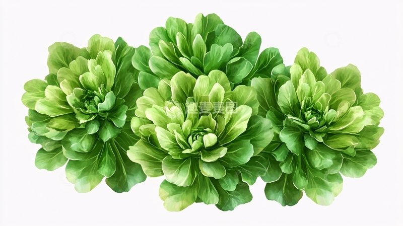 高清大图下载【趣麦麦图】多肉植物插画1