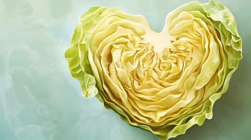 高清大图下载【趣麦麦图】心形食品广告