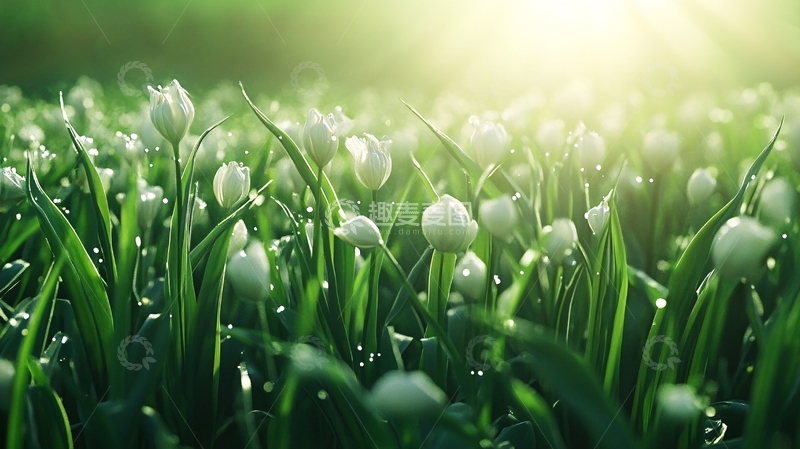 高清大图下载【趣麦麦图】梦幻郁金香