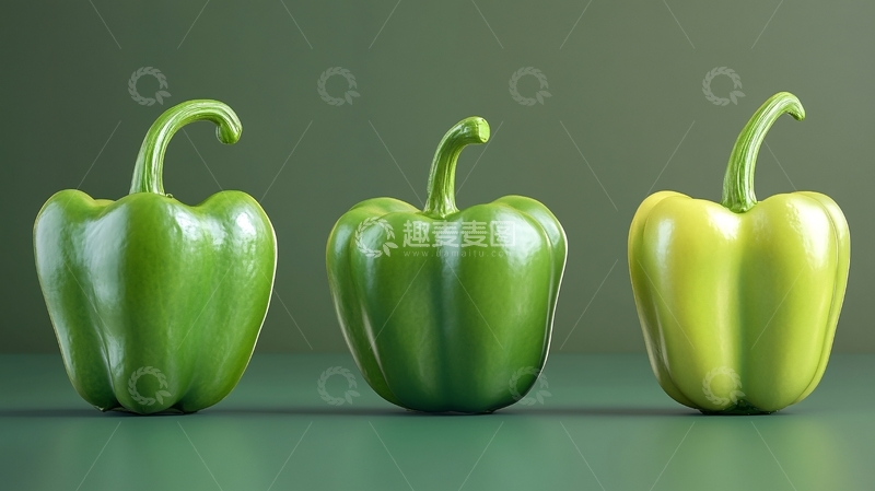 高清大图下载【趣麦麦图】高清青椒背景6