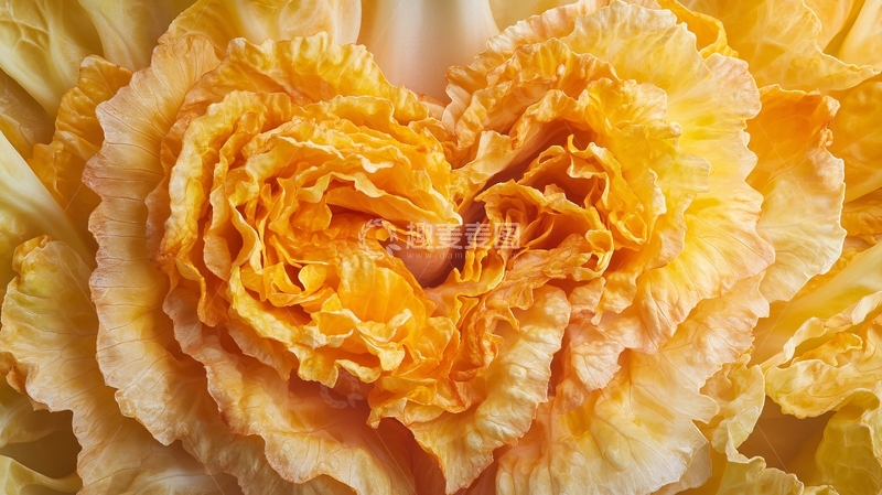 高清大图下载【趣麦麦图】橙黄色牡丹