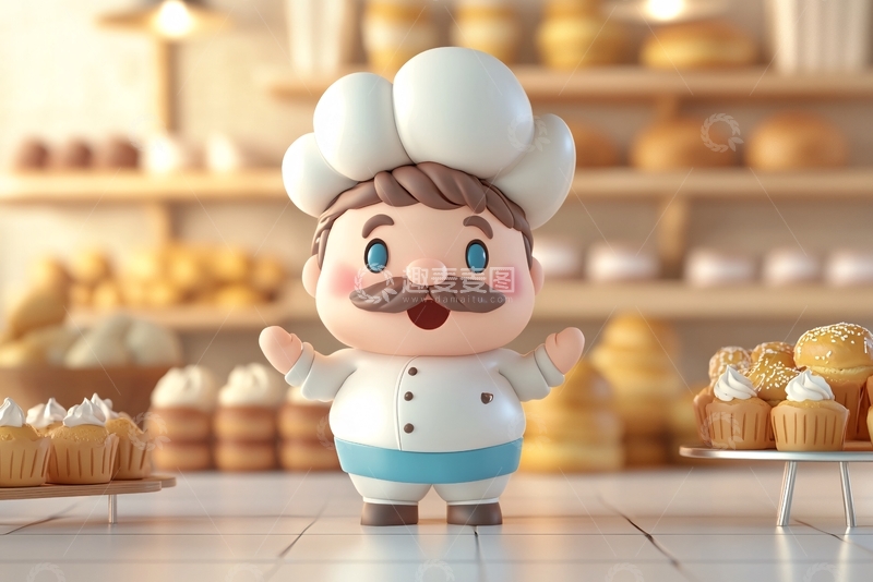 高清大图下载【趣麦麦图】厨师形象2