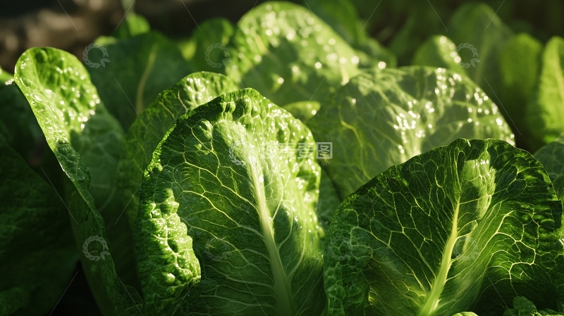 高清大图下载【趣麦麦图】阳光下的青菜7