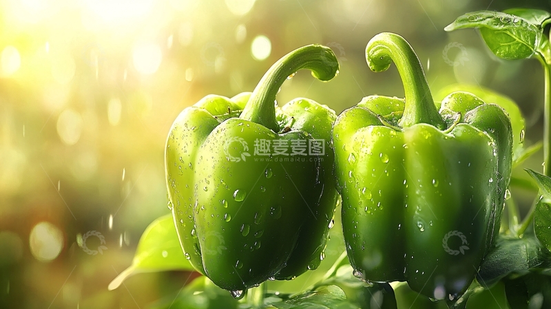 高清大图下载【趣麦麦图】高清青椒背景