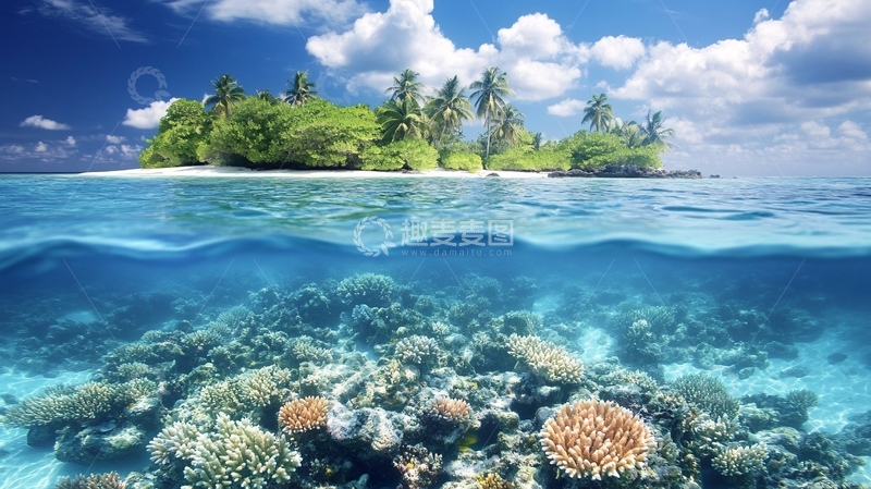 高清大图下载【趣麦麦图】高清珊瑚礁
