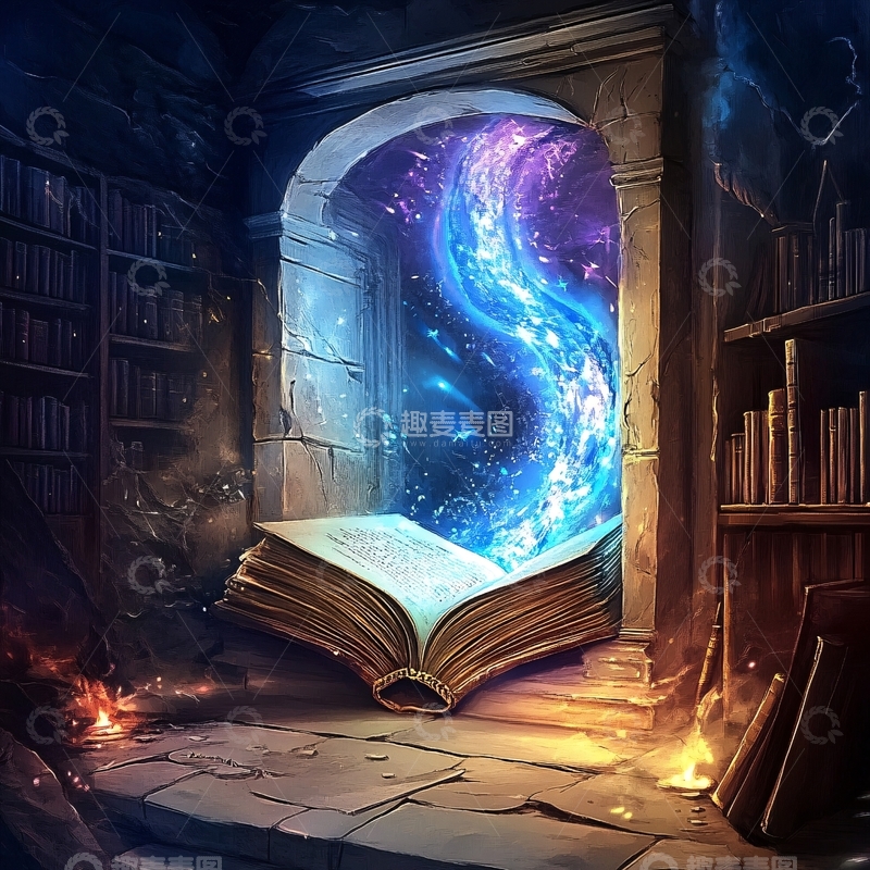 高清大图下载【趣麦麦图】魔法书封面2