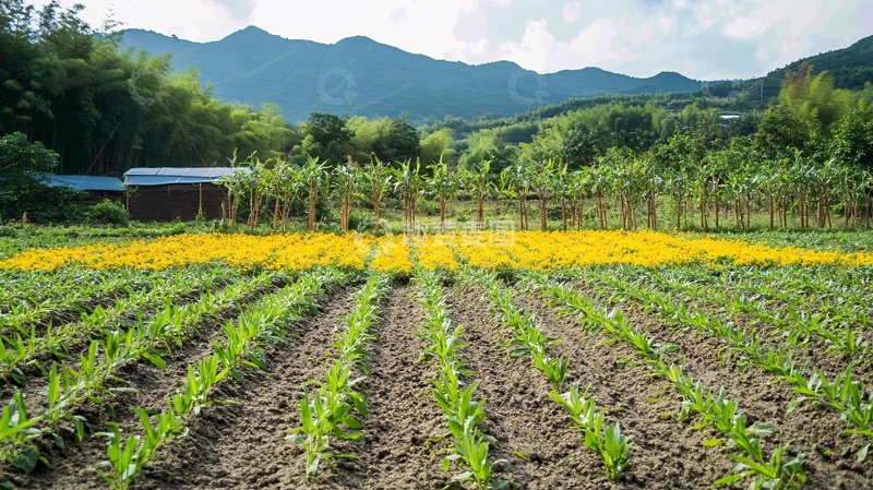 高清大图下载【趣麦麦图】黄金竹笋生长环境