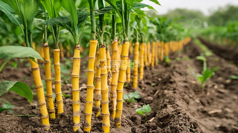 高清大图下载【趣麦麦图】高笋种植