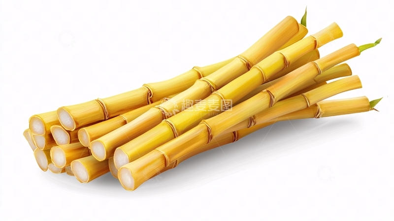 高清大图下载【趣麦麦图】甘蔗手绘素材1