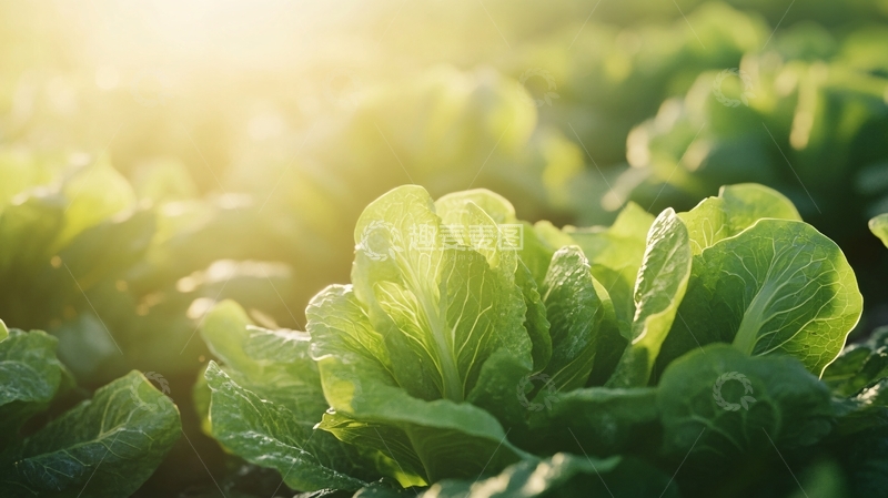高清大图下载【趣麦麦图】阳光下的青菜10