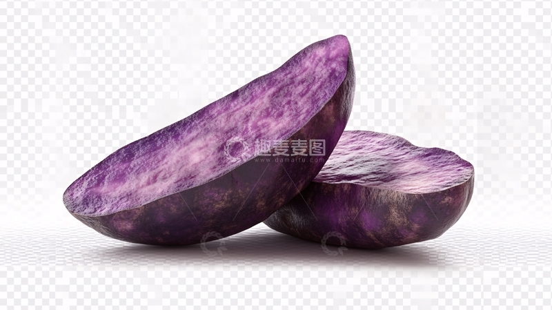 高清大图下载【趣麦麦图】紫薯素材下载
