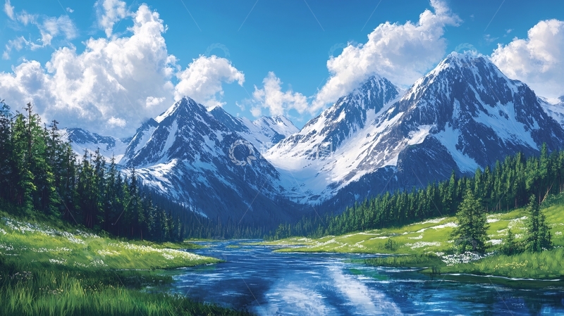 高清大图下载【趣麦麦图】宽屏风景画51