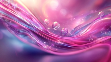 唯美飘逸活力紫色梦幻