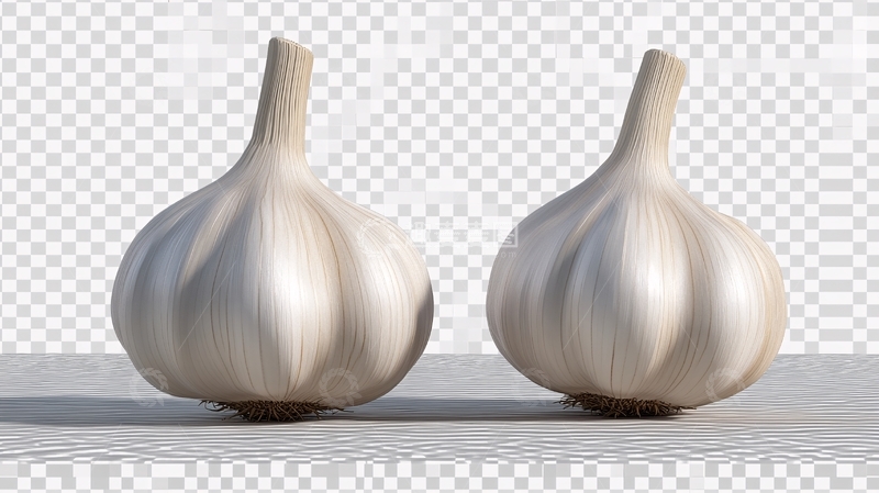 高清大图下载【趣麦麦图】白蒜头图