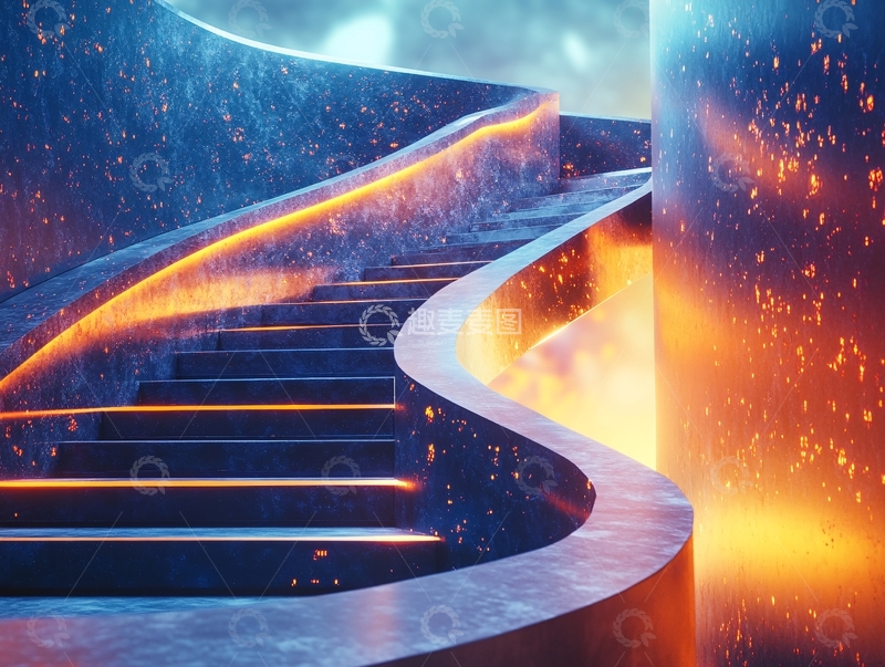 高清大图下载【趣麦麦图】梦幻阶梯3