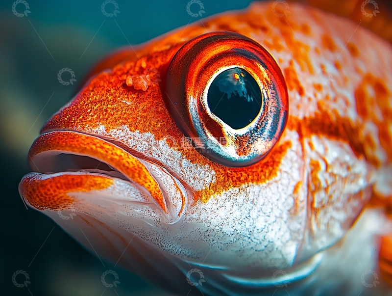 高清大图下载【趣麦麦图】金鱼嘴特写1