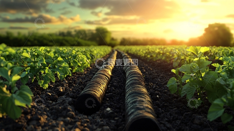 高清大图下载【趣麦麦图】农业灌溉管道