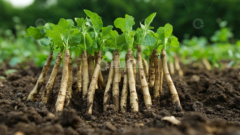 高清大图下载【趣麦麦图】牛蒡栽培