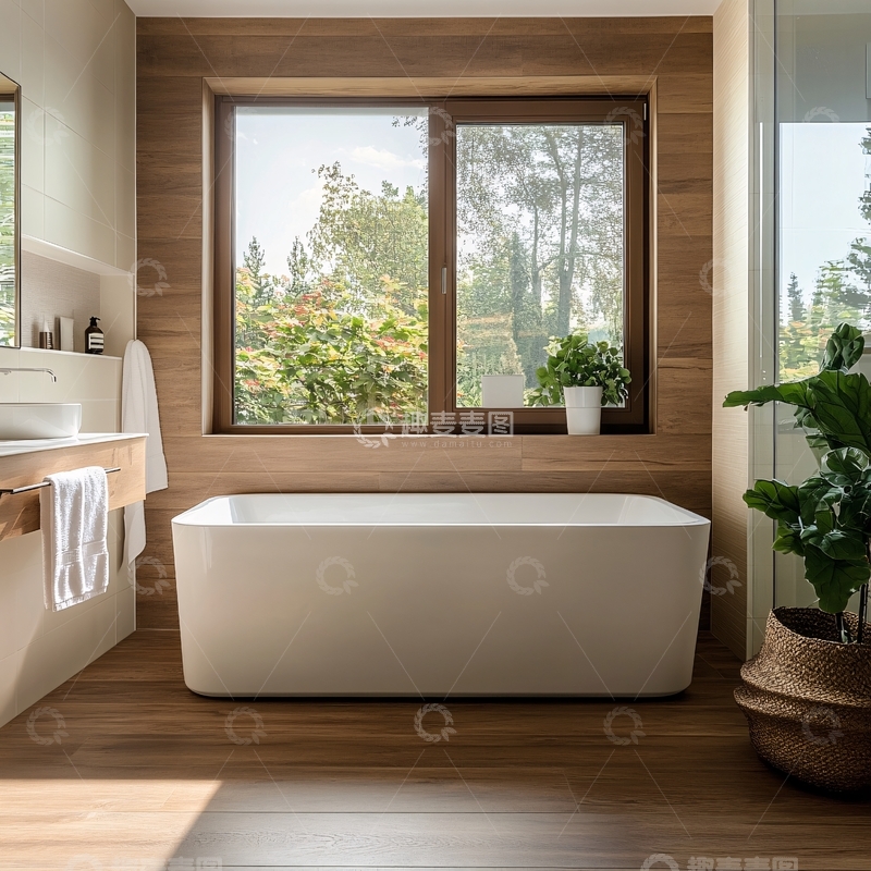 高清大图下载【趣麦麦图】森林度假卫浴