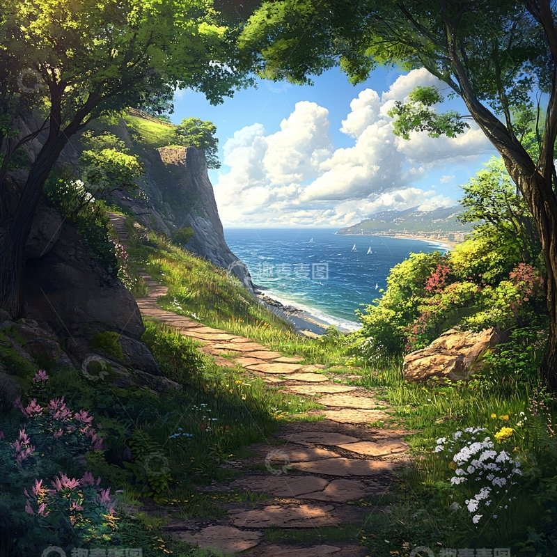 高清大图下载【趣麦麦图】动漫场景设计