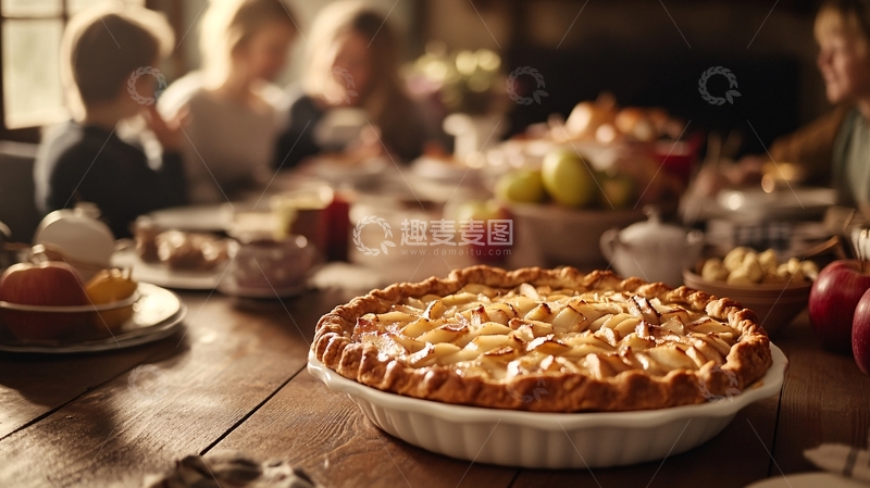 高清大图下载【趣麦麦图】感恩节馅饼