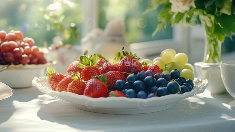 高清大图下载【趣麦麦图】阳光下的水果10