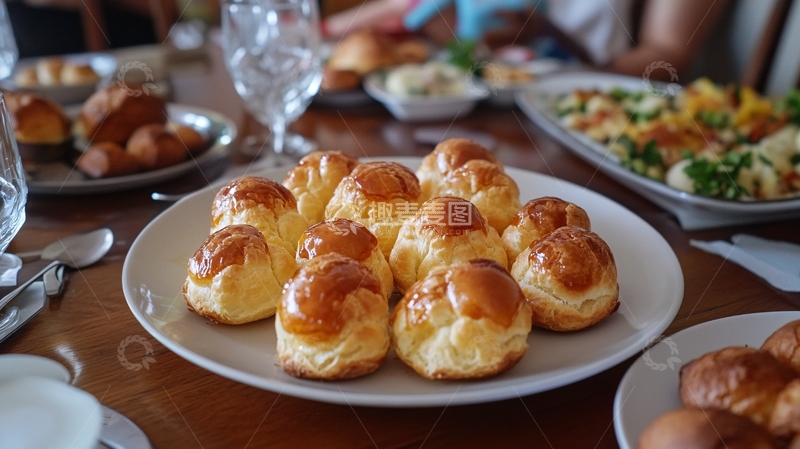 高清大图下载【趣麦麦图】餐前糕点