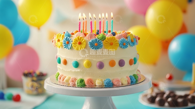 高清大图下载【趣麦麦图】岁生日场景3