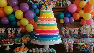 儿童生日宴会迎宾处