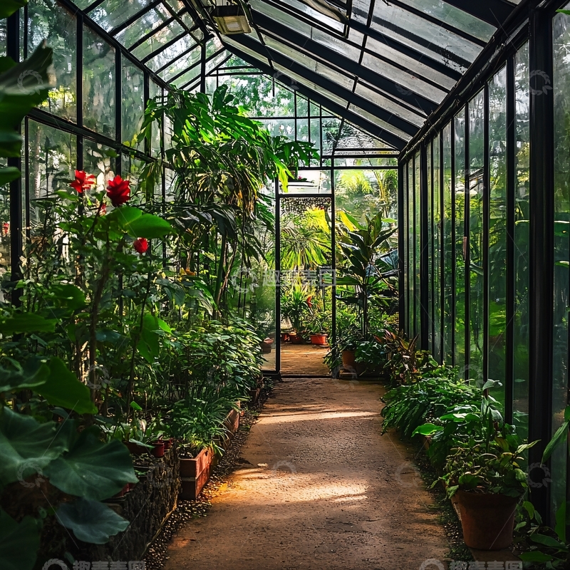 高清大图下载【趣麦麦图】皇家植物园温室