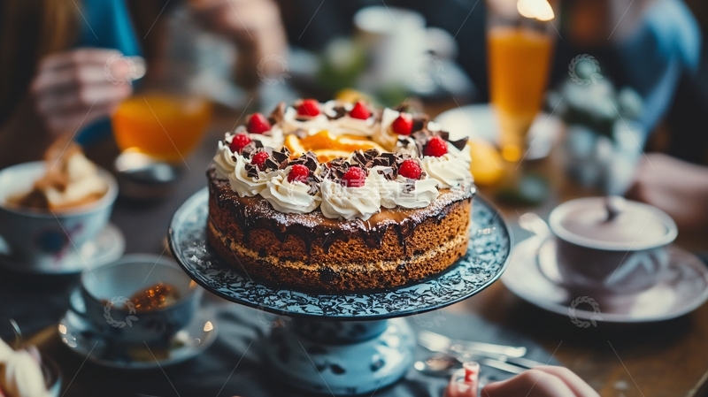 高清大图下载【趣麦麦图】英式下午茶糕点高清图