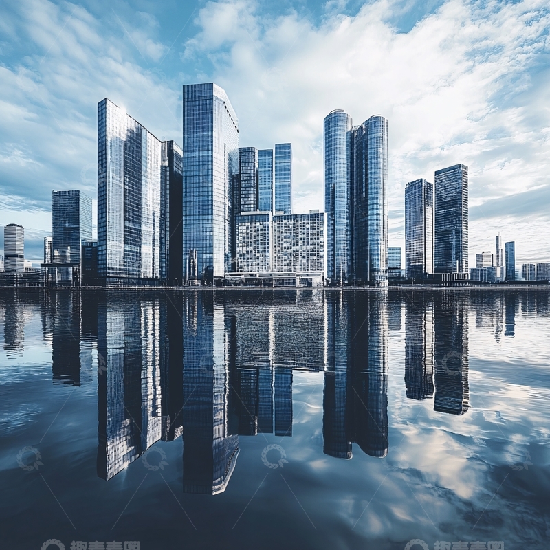 高清大图下载【趣麦麦图】钱江世纪城建筑高清