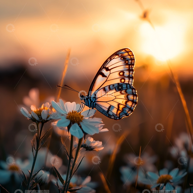 高清大图下载【趣麦麦图】唯美花蝶